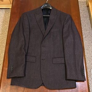 Joseph A. Bank Burgundy Suit Jacket